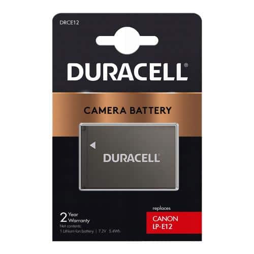 Camera Battery Duracell DRCE12 for Canon LP-E12 7