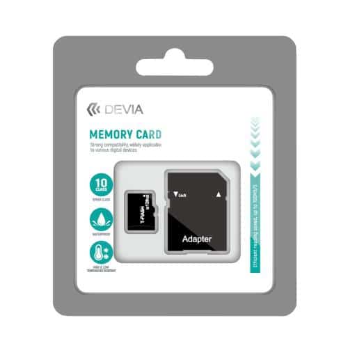 Micro SDXC C10 UHS-I Memory Card Devia EL119 Life Creation 100MB/s 128GB + 1 ADP