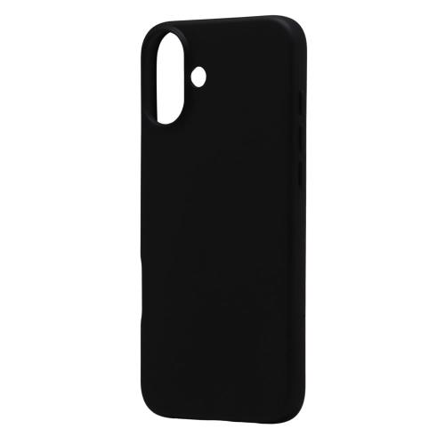 Θήκη Liquid Silicon inos Apple iPhone 16 5G Velvet Μαύρο