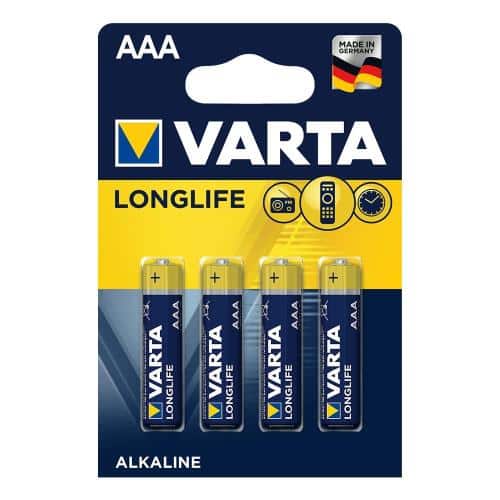 Battery Alkaline Varta Longlife AAA LR03 (4 pcs)
