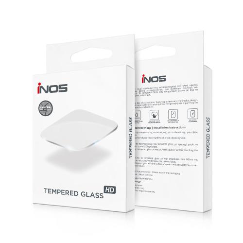 Tempered Glass Rings inos για Τζαμάκι Κάμερας Apple iPhone 14 Pro/ 14 Pro Max Μαύρο (1 σετ/3 τεμ.)