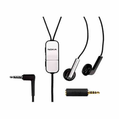 Hands Free Stereo Nokia HS-43/AD-52 3.5mm/2.5mm Silver