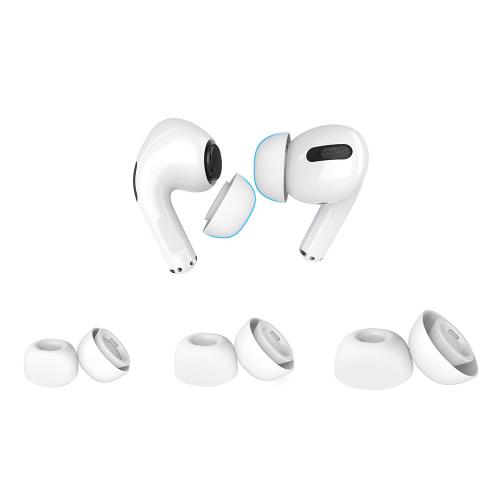 Eartips Σιλικόνης AhaStyle WG86-K Apple AirPods Pro 1 & 2 Λευκό (3 ζεύγη)