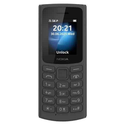 Mobile Phone Nokia 105 4G (Dual SIM) Black