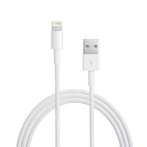 USB Cable Apple MD818 USB A to Lightning 1m White (Bulk)