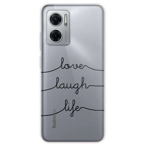 TPU inos Xiaomi Redmi 10 5G Art Theme Love-Laugh-Life