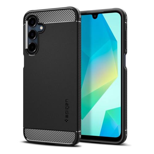 Θήκη Soft TPU Spigen Rugged Armor Samsung A165 Galaxy A16/ A166B Galaxy A16 5G Μαύρο