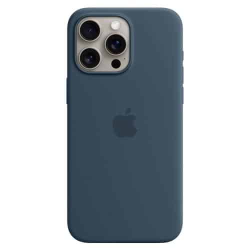 Silicon Case with MagSafe Apple MT1P3 iPhone 15 Pro Max Storm Blue