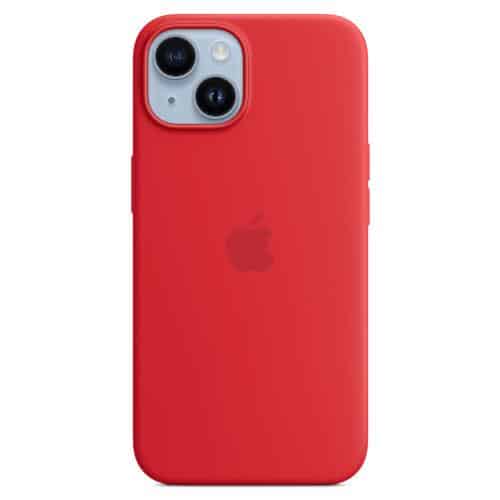 Silicon Case with MagSafe Apple MPRW3 iPhone 14 Red