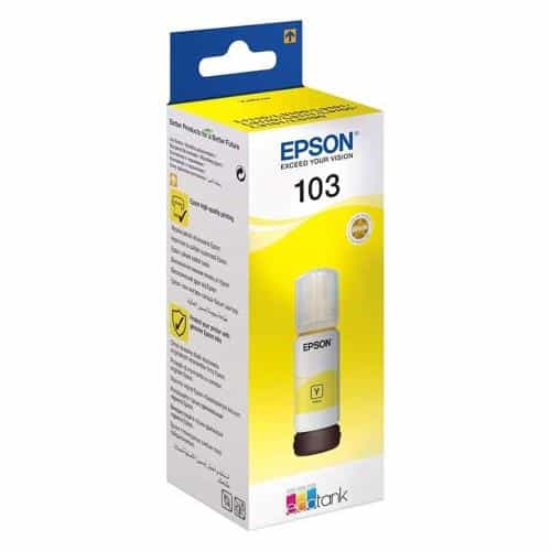 Μελάνι Epson Inkjet No.103 C13T00S44A Κίτρινο