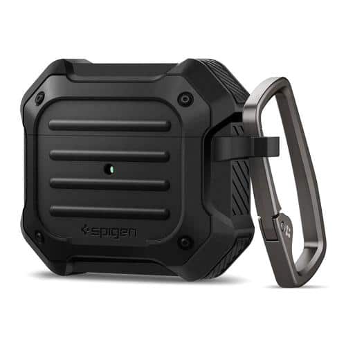 Silicon Case Spigen Tough Armor Apple AirPods 3 with Hook Black