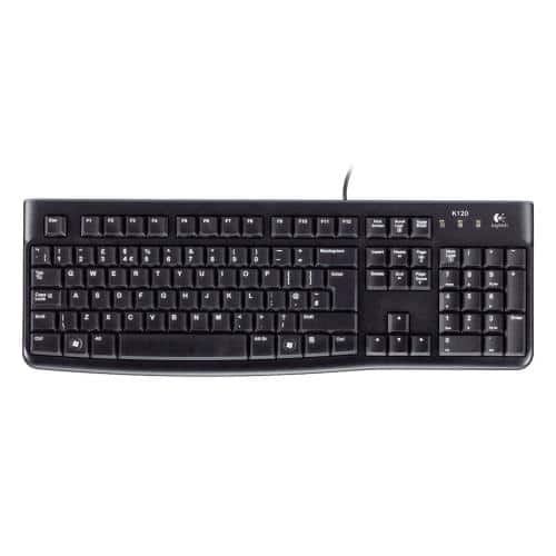 Ενσύρματο Πληκτρολόγιο Logitech K120 Μαύρο