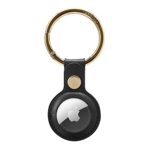 Leather Loop - Key Ring Spigen Cyrill Basic for Apple AirTag Black (1 pc)