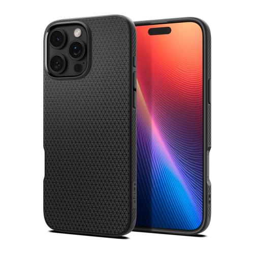 Θήκη Soft TPU Spigen Liquid Air Apple iPhone 16 Pro Μαύρο