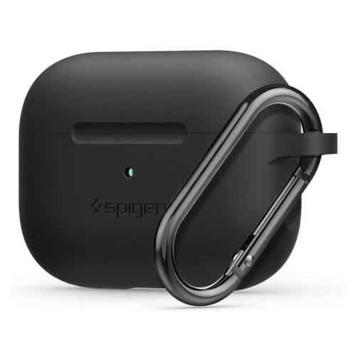 Θήκη Σιλικόνης Spigen Fit Apple AirPods Pro με Γάντζο Μαύρο