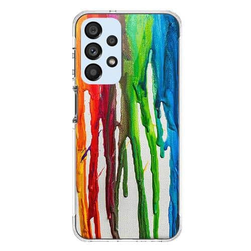 Θήκη TPU inos Samsung A536B Galaxy A53 5G Art Theme Vertical Watercolor