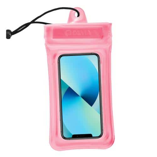 Waterproof Θήκη Devia Floating για Smartphones έως 7.0'' Ροζ