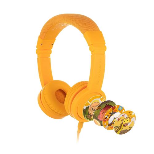 Ενσύρματα Ακουστικά Κεφαλής Buddyphones Explore Plus για Παιδιά Κίτρινο