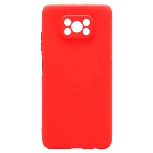 Θήκη Soft TPU inos Xiaomi Poco X3 NFC/ Poco X3 Pro S-Cover Κόκκινο