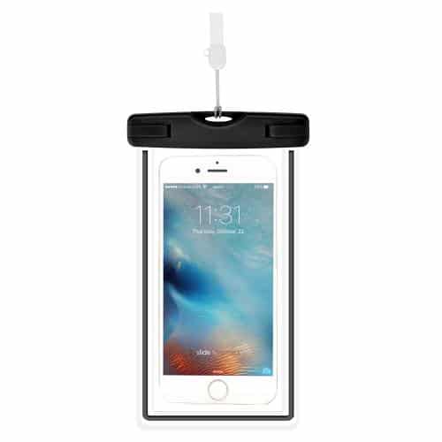 Waterproof Bag Devia Ranger Fluorescence for Smartphones up to 5.5'' Black