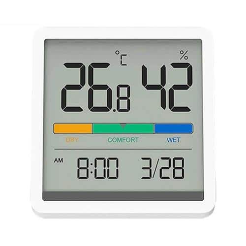 Ψηφιακό Ρολόι Bluetooth με Αισθητήρα Θερμοκρασίας & Υγρασίας Xiaomi MIIIW NK5253 Λευκό