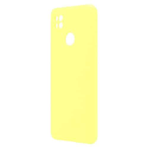 Θήκη Liquid Silicon inos Xiaomi Redmi 9C/ 10A L-Cover Κίτρινο
