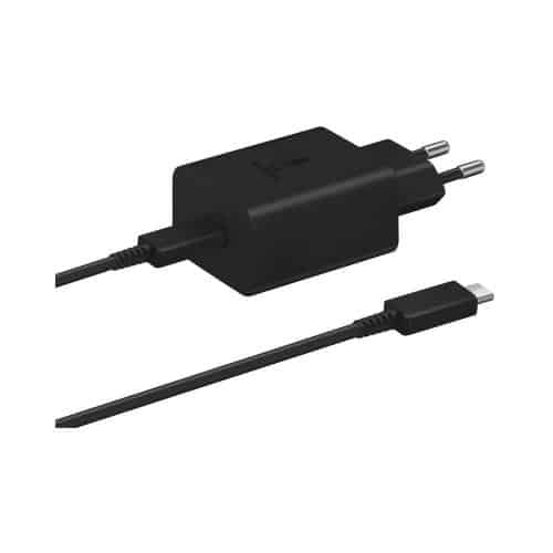 Travel Fast Charger Samsung EP-T4510 45W with USB C Output 3A & USB C Cable Black