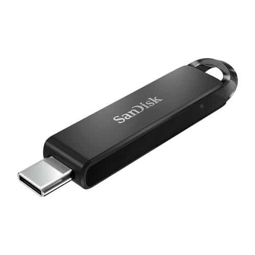 USB 3.1 Flash Disk SanDisk Ultra SDCZ460 USB C 64GB 150MB/s Μαύρο