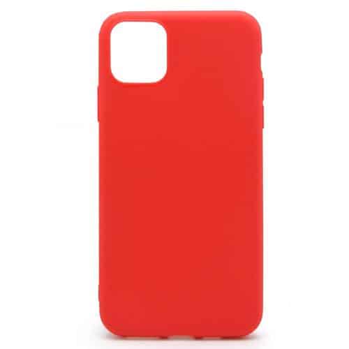 Θήκη Soft TPU inos Apple iPhone 11 Pro S-Cover Κόκκινο