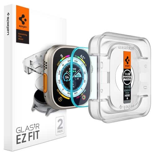 Screen Protector Spigen Glas.tR EZ-FIT Apple Watch Ultra 49mm (2 τεμ.)