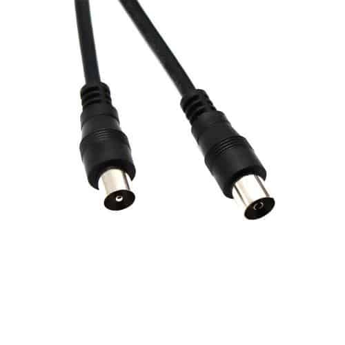 RF Cable M/F 10m Black (Bulk)
