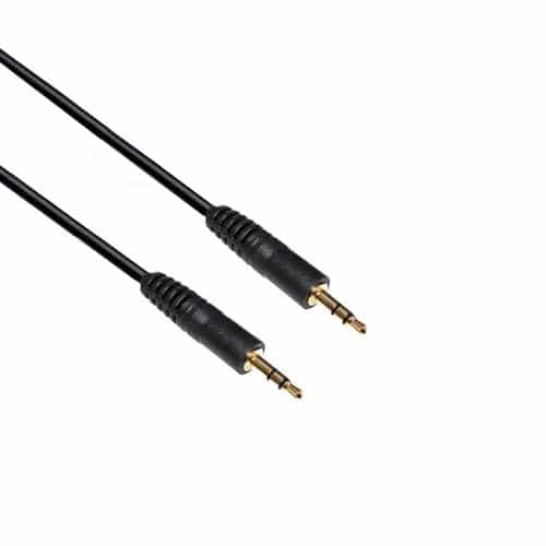 Extend Audio Aux Cable Male 3.5mm/ Male 3.5mm 3m Black (Bulk)