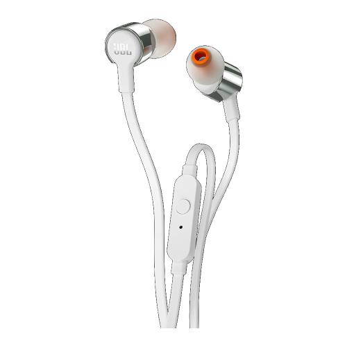 Hands Free Stereo JBL Tune T210 Pure Bass 3.5mm Γκρι