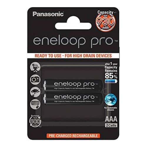 Rechargeable Battery Panasonic Eneloop Pro AAA 930mAh NiMH (2 pcs.)