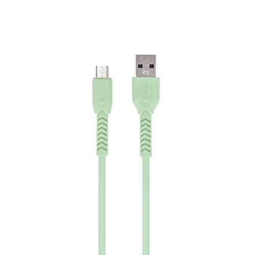 USB 2.0 Cable Maxlife MXUC-04 USB A to Micro USB 1m Green