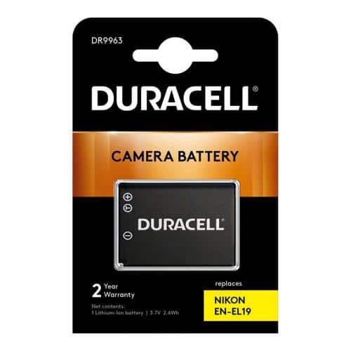 Camera Battery Duracell DR9963 for Nikon EN-EL19 3.7V 700mAh (1 pc)