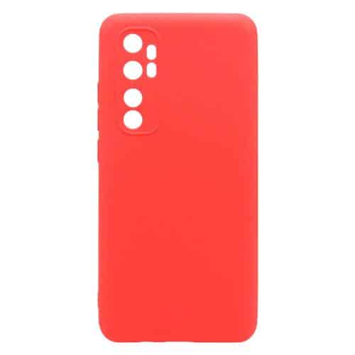 Θήκη Soft TPU inos Xiaomi Mi Note 10 Lite S-Cover Κόκκινο