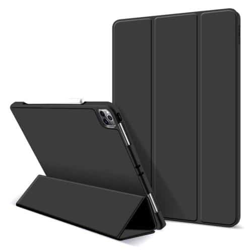 Θήκη Flip Smart inos Apple iPad Pro 12.9 (2021) με TPU & SC Pen Μαύρο (Ασυσκεύαστο)