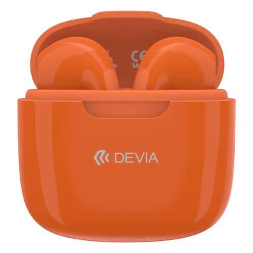 True Wireless Ακουστικά Bluetooth Devia K1 EM057 Kintone Πορτοκαλί