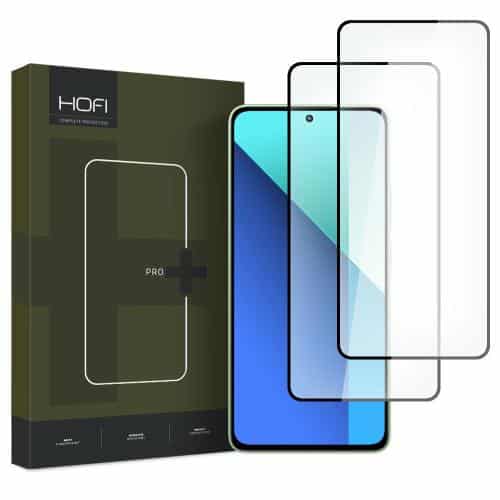 Tempered Glass Full Face Hofi Premium Pro+ Xiaomi Redmi Note 13 5G/ Note 13 Pro 4G/ 13 Pro 5G Black (2 pcs)
