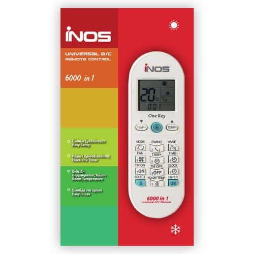 Remote Control inos for A/C AIRCO 6000 in 1