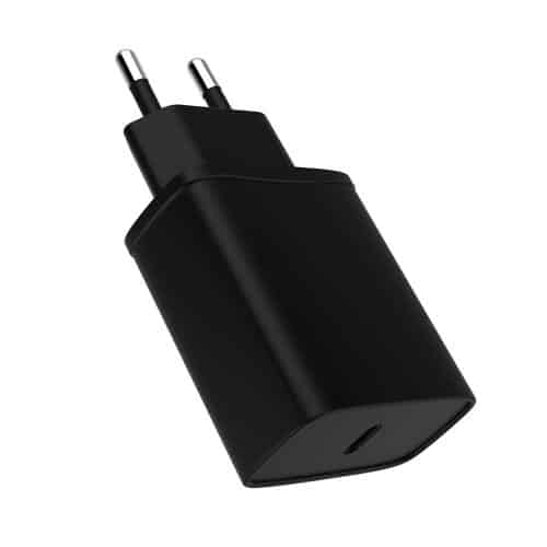 Travel Fast Charger inos with USB C PD Output 18W Black