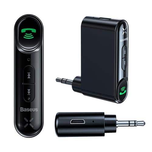 Bluetooth Audio Receiver AUX mini jack Baseus Qiyin WXQY-01 για Αυτοκίνητο & Άλλες Συσκευές Μαύρο