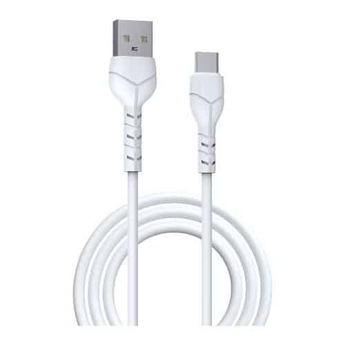 USB 2.0 Cable Devia EC145 USB A to USB C 1m Kintone Series White