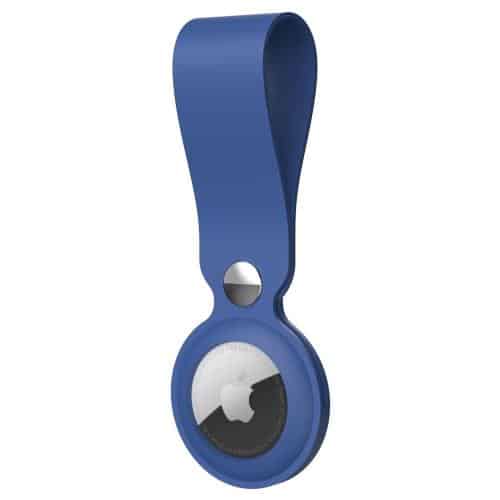 Silicon Loop - Strap AhaStyle WG34 for Apple AirTag Blue