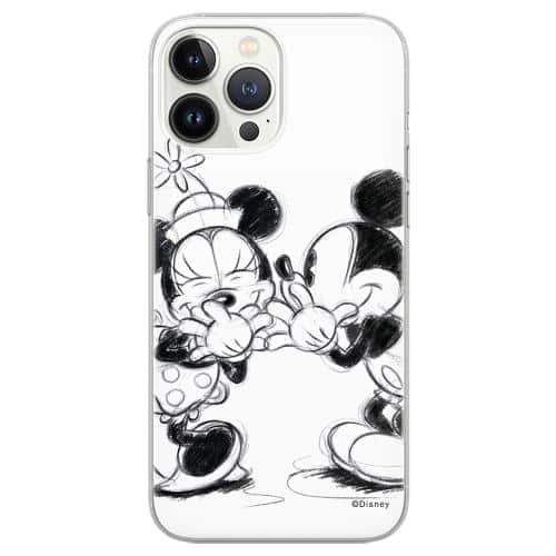 Θήκη Soft TPU Disney Mickey & Minnie 010 Apple iPhone 15 Λευκό