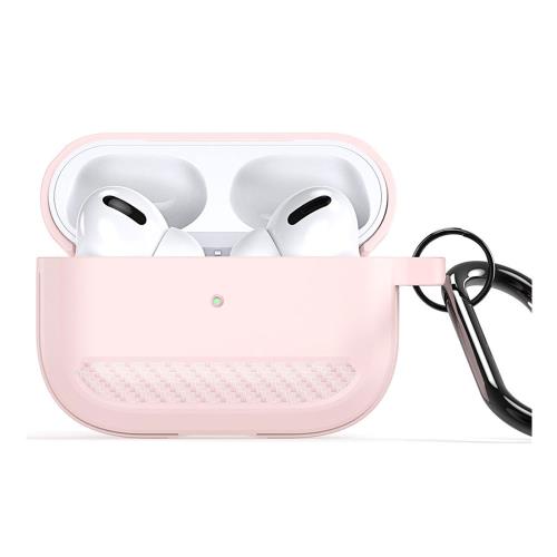 Θήκη TPU Dux Ducis PECB Apple AirPods Pro 2 με Γάντζο Ροζ