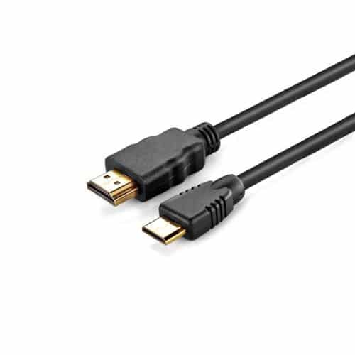 HDMI to Mini HDMI Cable Full HD 1080 1.0m ver 1.4 Black