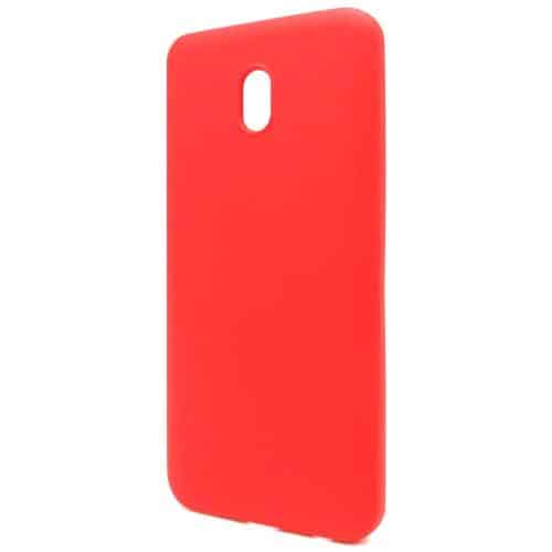 Θήκη Liquid Silicon inos Xiaomi Redmi 8A L-Cover Κόκκινο