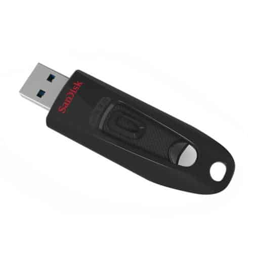 USB 3.2 Flash Disk SanDisk Ultra 32GB 130MB/s Μαύρο